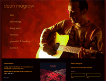 Tablet Screenshot of deanmagraw.com